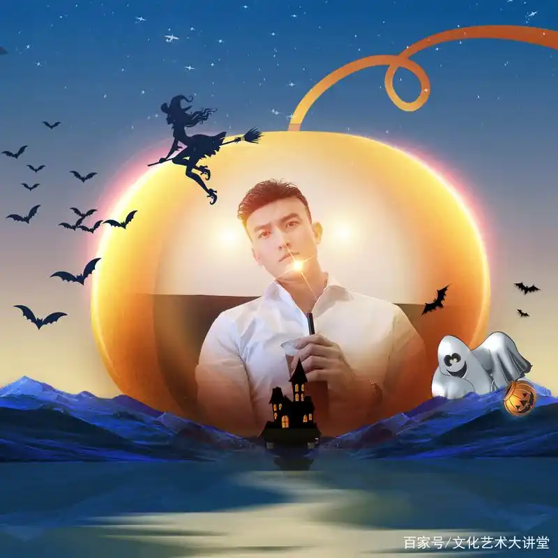 神秘创意姓氏头像,南瓜万圣风格,一共22张等你带走