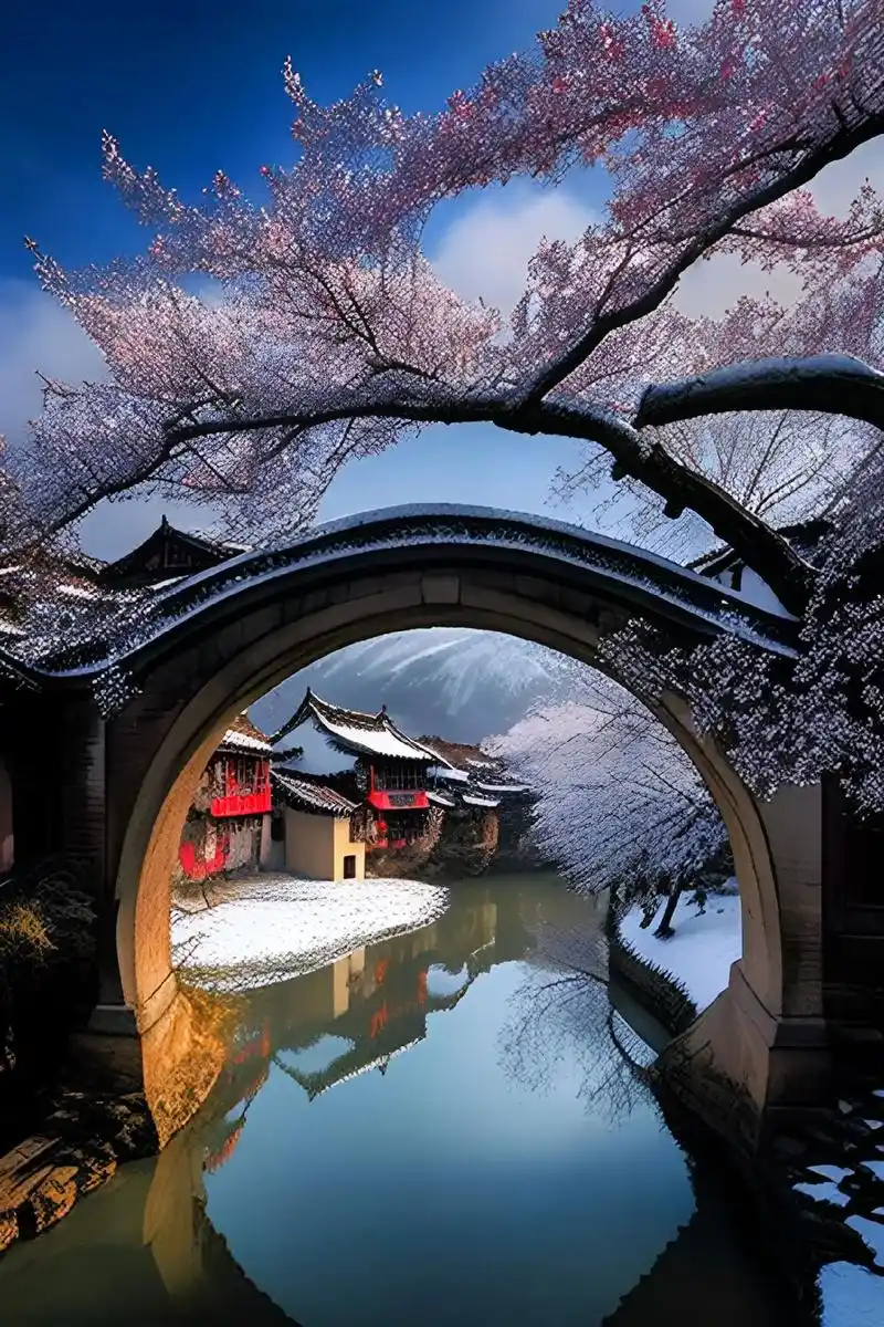 雪后的江南小镇,韵味十足,惊艳了整个冬天.#治愈系风景#见过 - 抖音