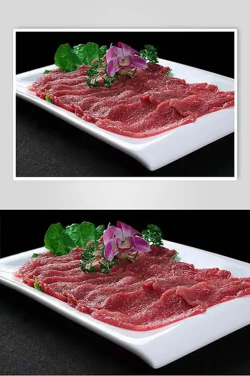 荤手切牛肉图片