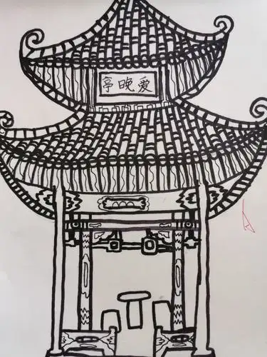 家乡古建筑——五年级作品