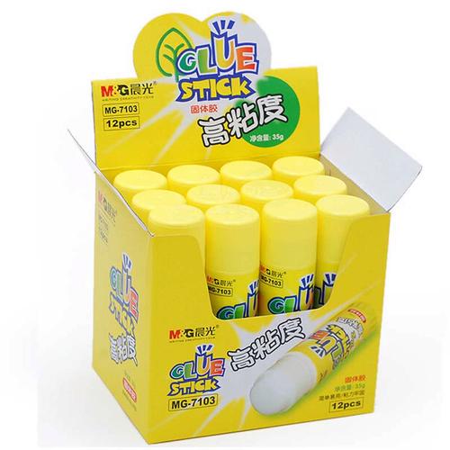 晨光固体胶高粘度35g大号胶棒双面胶固体胶儿童手工胶水办公用 品