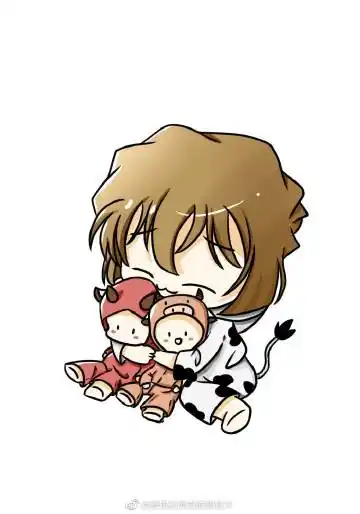 灰原哀超话听说你们很想要这张牛年q版哀酱是吗?