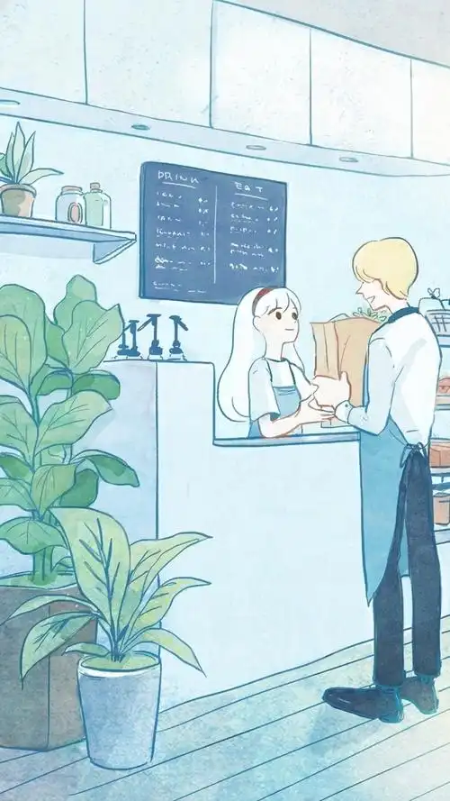 治愈系小清新手绘插画壁纸图片,文艺插画手机壁纸大全