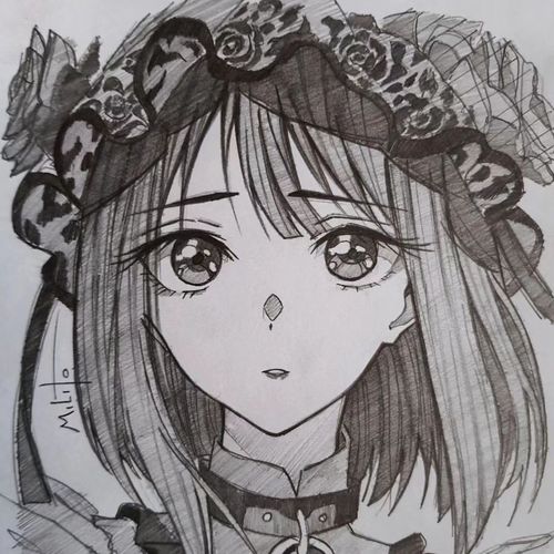 手绘素描画像定制手绘彩铅人像人物肖像画情侣头像画人物素描画像