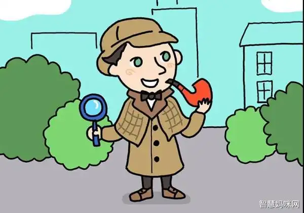 福尔摩斯剪影简笔画