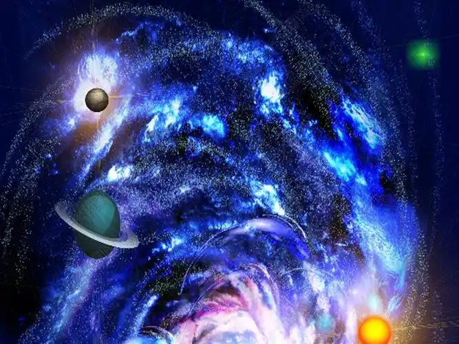 宇宙星空银河系3d吊顶天顶壁画壁纸巨幅