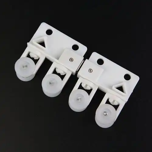 厂家批发窗帘轨道大方磁碰 耐用居家窗帘配件 悬挂式窗帘轨道滑轮