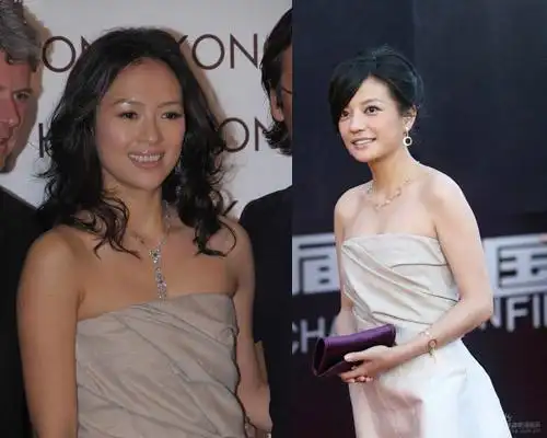 赵薇穿章子怡旧衫走红毯!(图)
