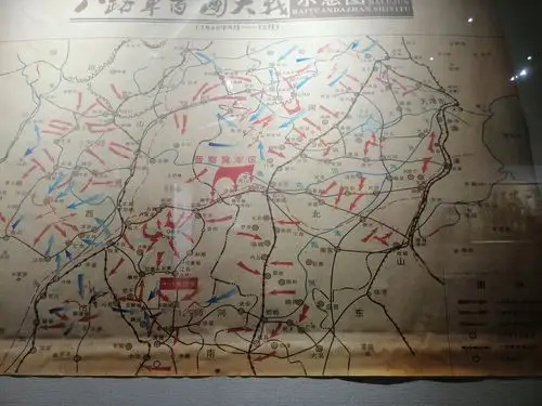 百团大战示意图