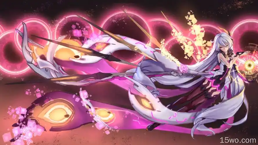 电子游戏崩坏3kianakaslanawhitehair高清壁纸