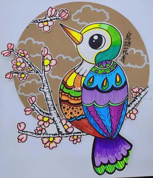 绘画  #创意儿童画  #创意美术儿童画  #创意美术