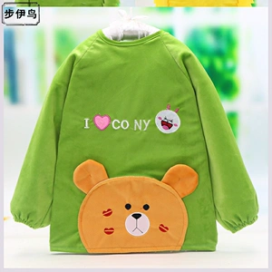 鸟笼衣罩衣儿童防水长袖男孩罩衫宝宝时尚好看卡通女孩外穿秋冬春