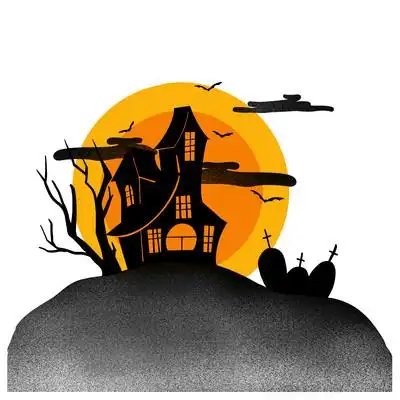 万圣节鬼屋恐怖小场景