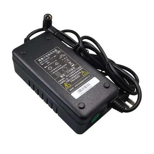 中顺36v 2a电动车锂电池智能充电器 充10串 42v限压 带散热风扇