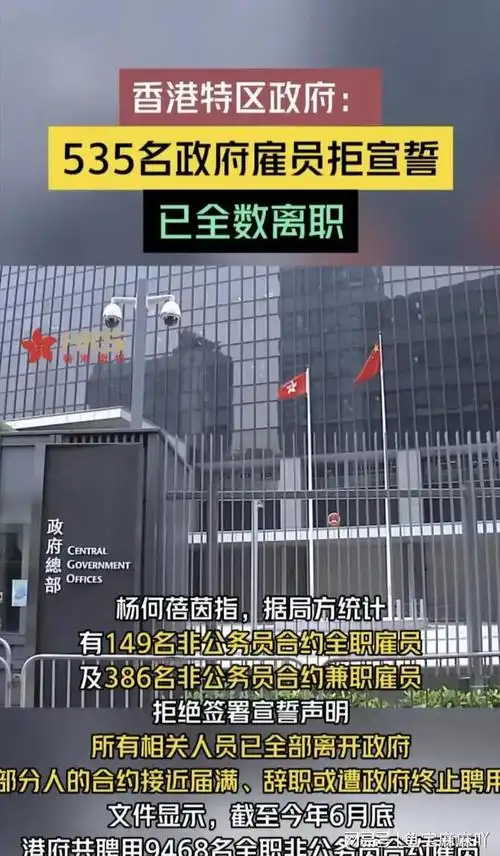 防止一些不忠诚,不爱国的人员混入政府机构,从而破坏香港的法治和秩序