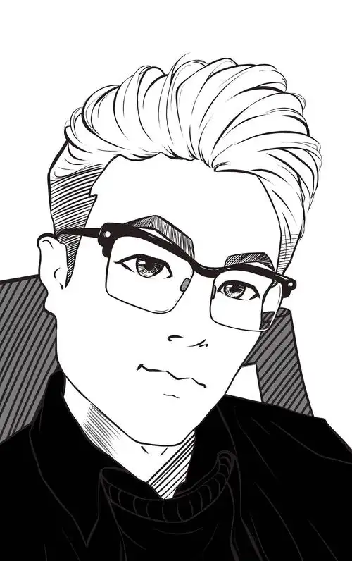 卡通形象人物肖像