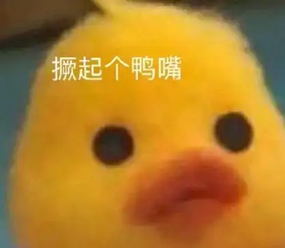 撅起个鸭嘴 - 小黄鸭表情包-发表情