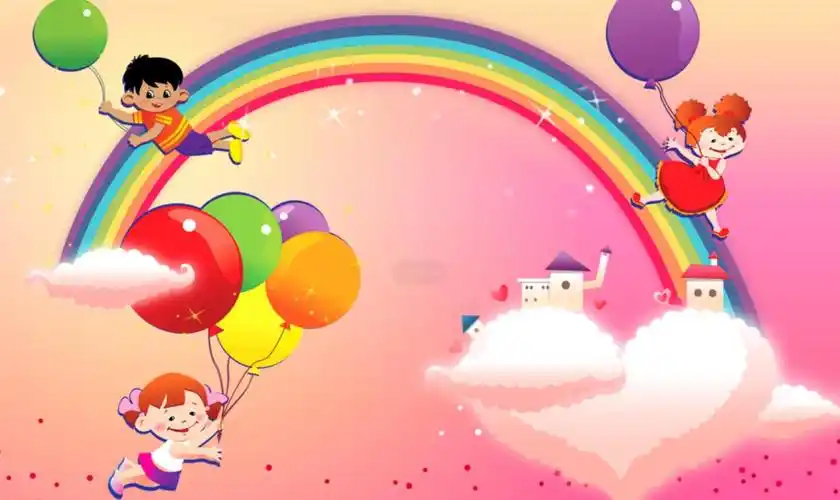 紫色梦幻卡通六一儿童节背景图片 - ppt背景 - 幼儿园图库 - 【幼教网