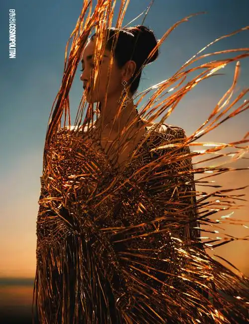 李冰冰周也时尚cosmo四月刊封面##李冰冰周也双a