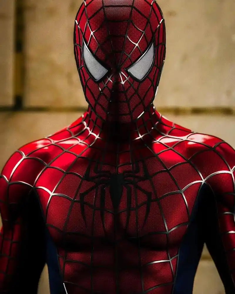 蜘蛛侠的压迫感来了… #送你一张壁纸 #漫威英雄 #壁纸 # - 抖音