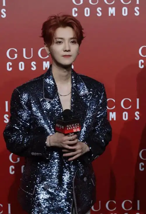 鹿晗超话#gucci红毯#好伟大一张脸@m鹿m