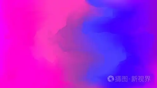 蓝色和粉红色的故障渐变背景