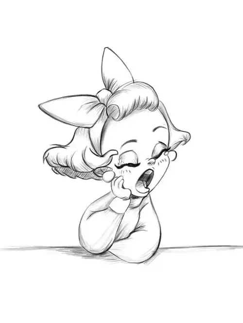 迪士尼手稿临摹练习附步骤3100