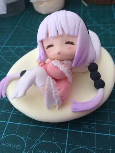 【青青手作】小林家的妹抖龙 康娜 超轻粘土手办 康娜超萌超可爱!