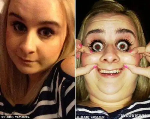 不看后悔美女自折风暴一秒钟变丑女