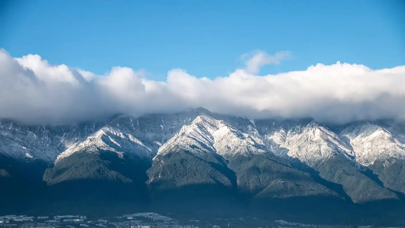高清宽屏桌面壁纸,风景壁纸,雪景,高清,摄影,云南,国内风光,大理,2k