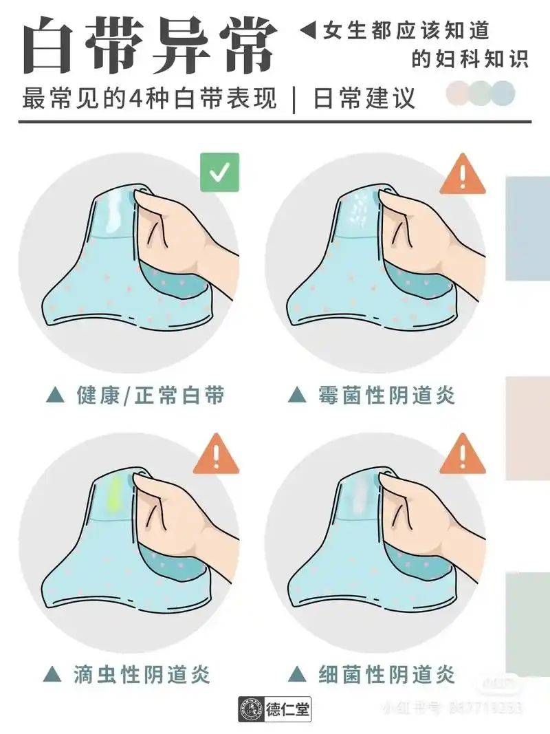 女生必备妇科知识 | 白带看健康 - 抖音