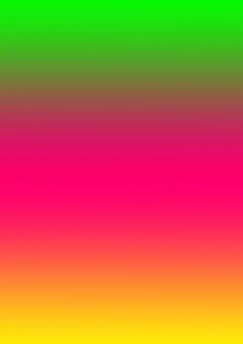 谁能给我找一张从上到下依次是绿粉黄,或绿黄粉渐变的图(总之绿的得在