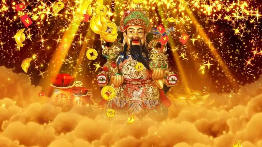 大气云层财神舞台背景视频模板素材_高清mp4格式下载(视频42.