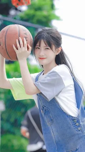 陈意涵 篮球写真