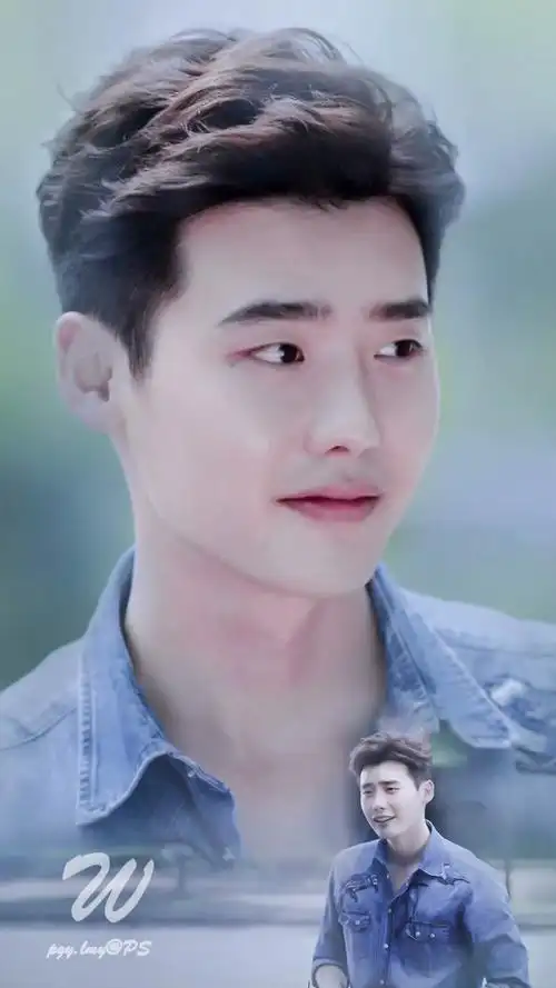 w两个世界##李钟硕#壁纸(cr:蓝色蒲公英lmy)