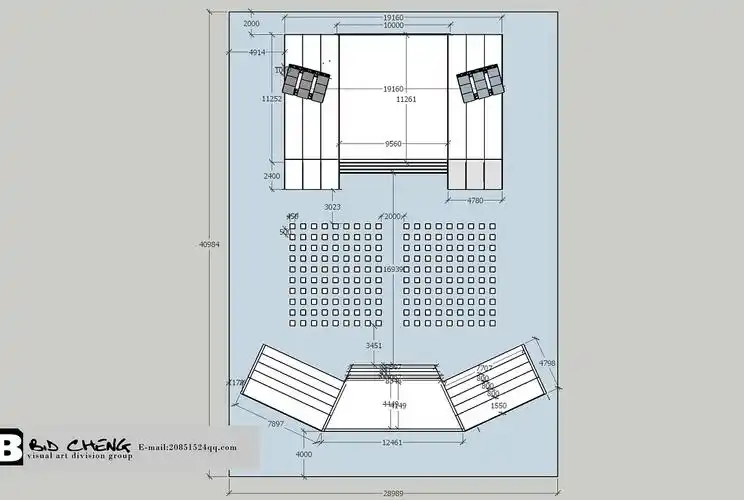 中国建筑-中国尊竣工庆典 舞台设计_廖亚承-站酷zcool