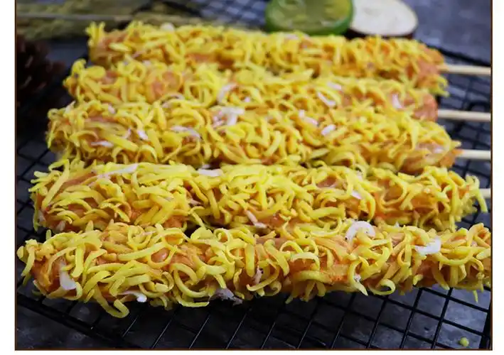 容帝虾皮鸡柳串鸡柳大串脆皮肉串商用冷冻烧烤油炸食材15串一包