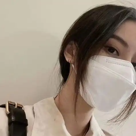 女生头像真人戴口罩冷酷快手 女生头像图片大全 -【爱个性】