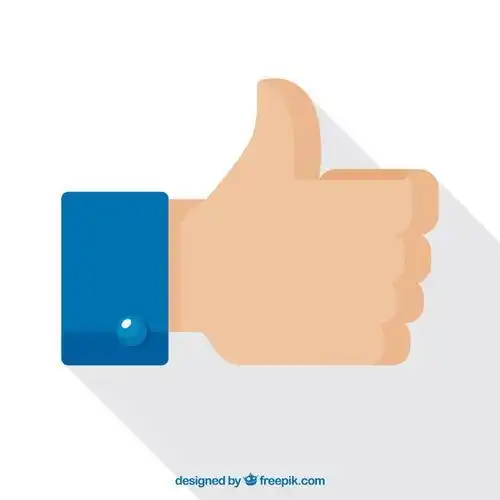 大拇指点赞手势折纸