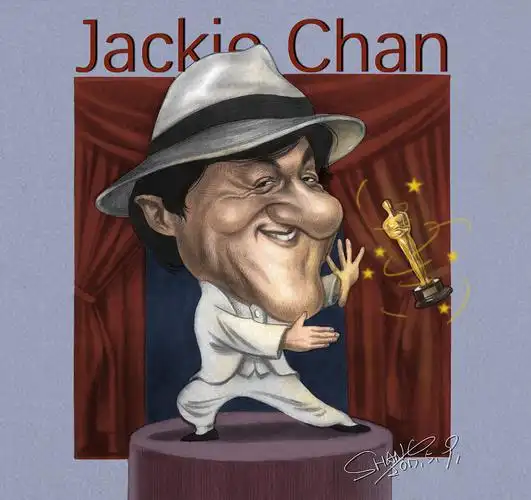 成龙漫像|动漫|单幅漫画|尚亚努扎伊_原创作品-站酷zcool