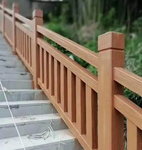 巴中正规的道路grc仿木栏杆-推荐重庆贵邦园林景观工程有限公司