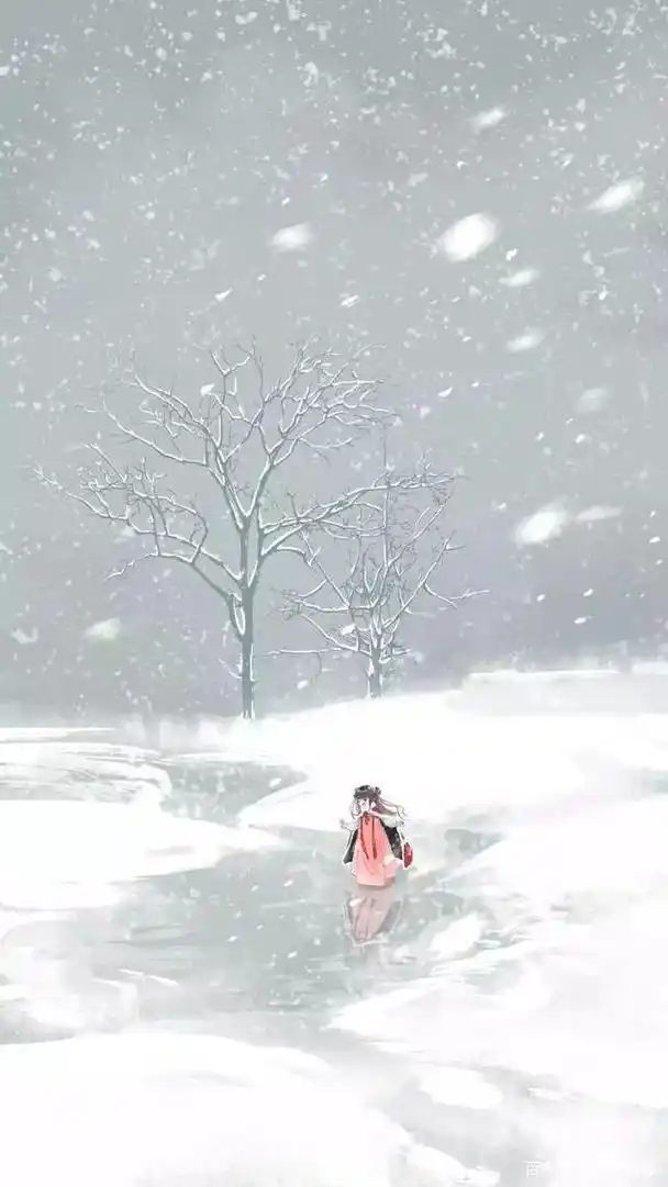 古风雪意唯美意境壁纸 以雪为令 这个冬天开始了