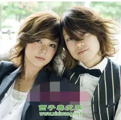 情侣系列男女发型适合情侣发型图片