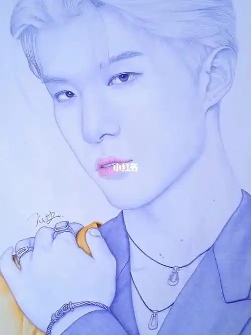 圆珠笔手绘范丞丞