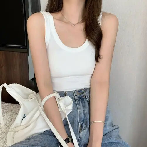 夏季短款内搭打底无袖吊带上衣女紧身显瘦小背心百搭潮