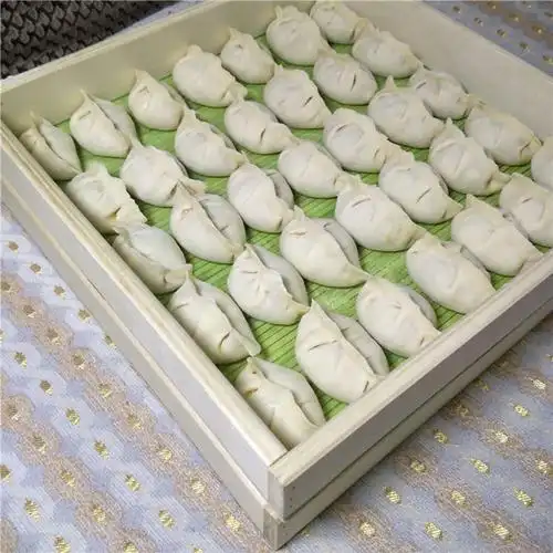 定做 木质水饺托盘冰箱速冻盘冷冻托盘饺子盘饺子帘长方形饺盘