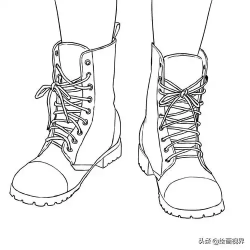人物速写中鞋子的正确画法