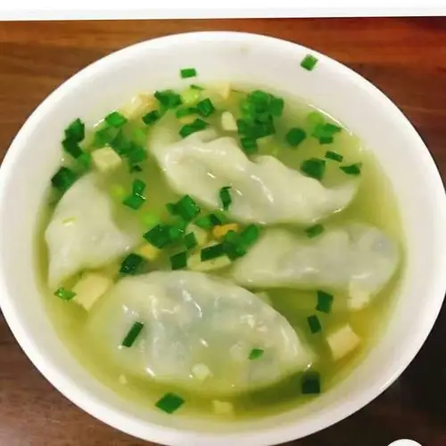 汤饺真的很好吃皮薄馅多,营养又美味