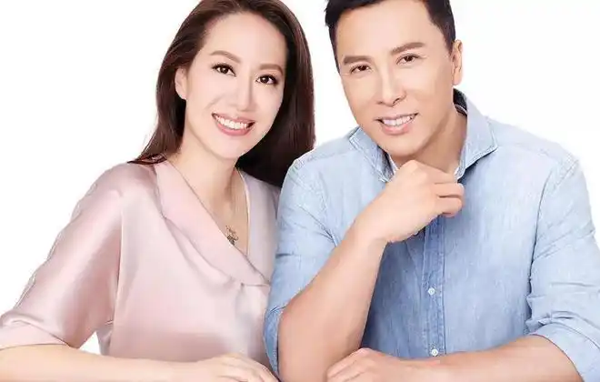 又撒狗粮汪诗诗晒与甄子丹合照自称享受隔离期与丈夫相处时光