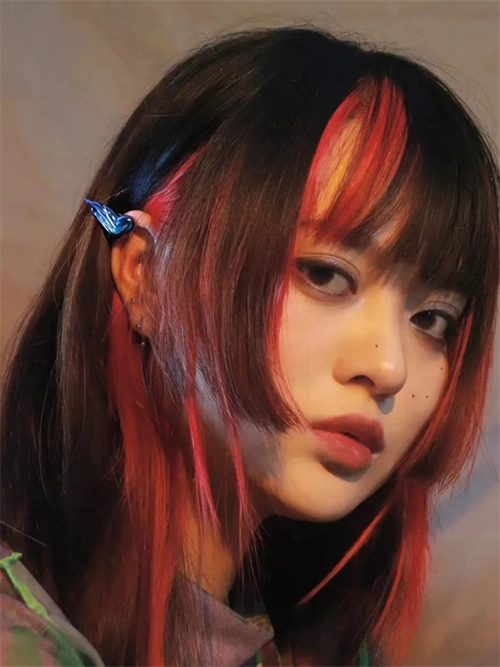 姬发式公主切染发 简单又个性时尚_刘海发型 - 美发站